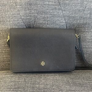 Tory Burch Black Leather Crossbody Bag